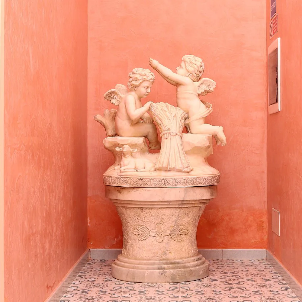 Corridoio delle camere di Cala dell'arena in Sicilia