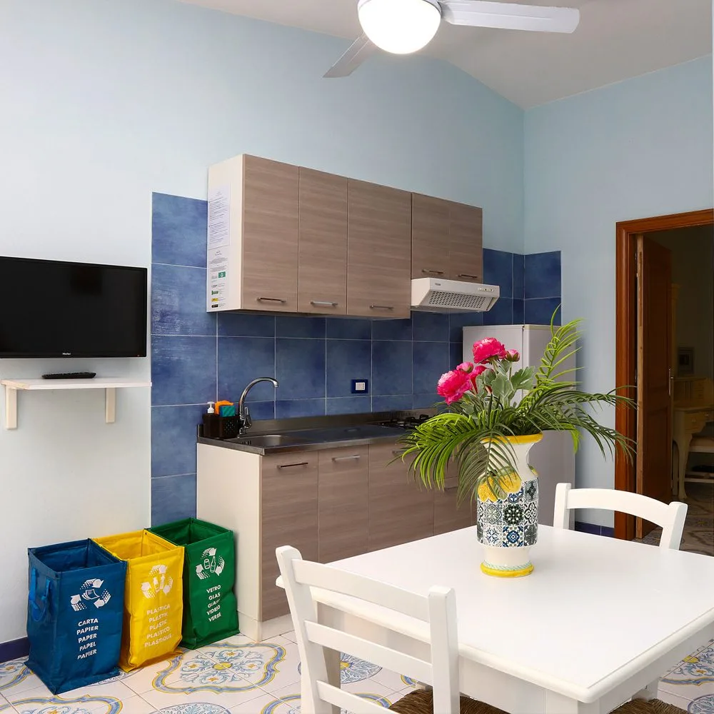 Cucina appartamento cala dell'arena