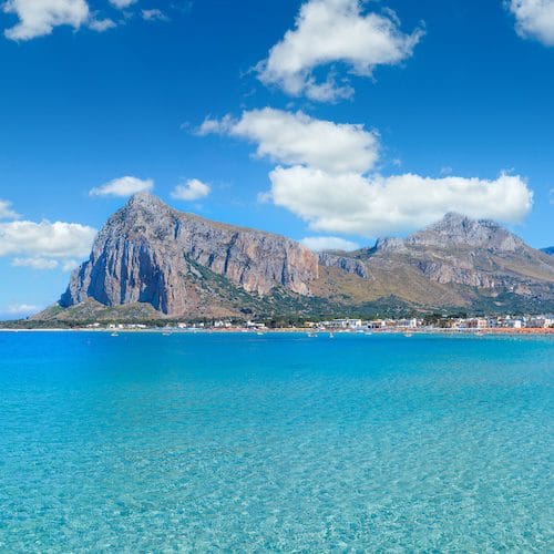 San Vito lo Capo beach, Sicily, Italy